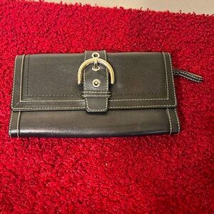 Coach Black Vintage Leather Wallet